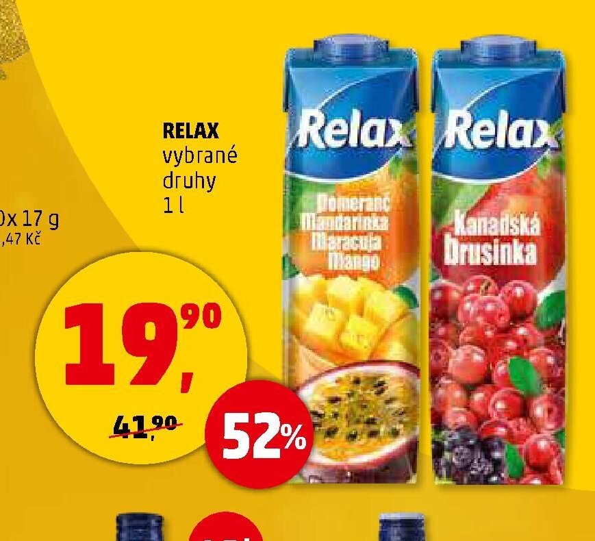 Relax vybrané druhy