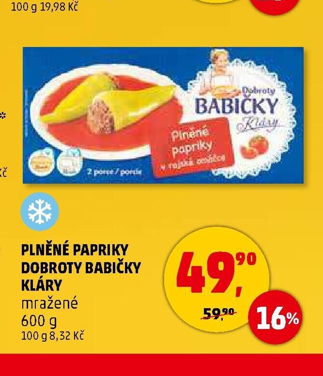 Plněné papriky Dobroty Babičky Kláry