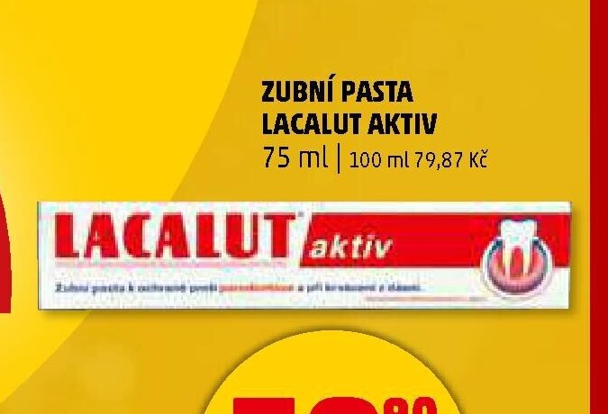 Zubní pasta Lacalut Aktiv