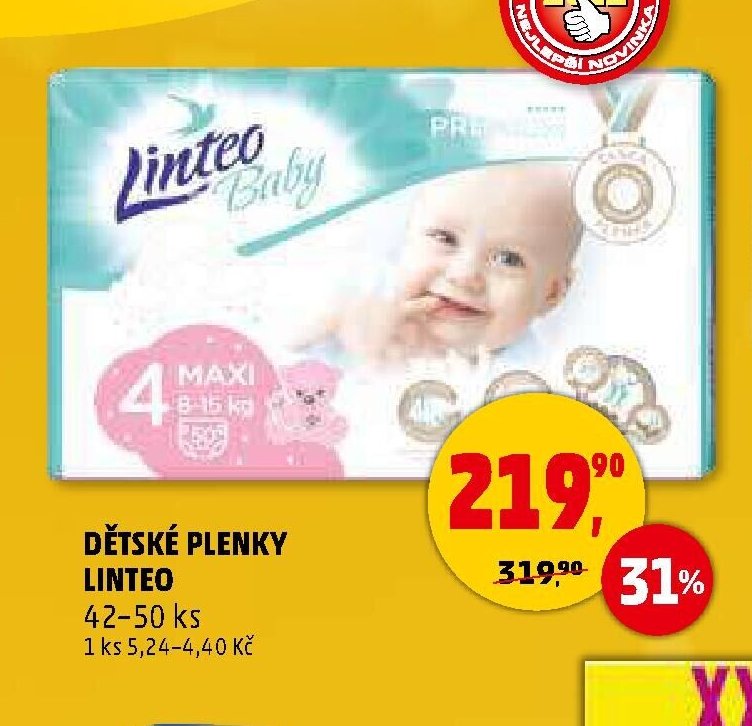 Dětské plenky Linteo