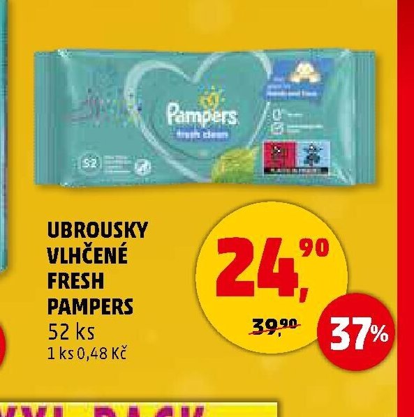 Ubrousky vlhčené Fresh Pampers