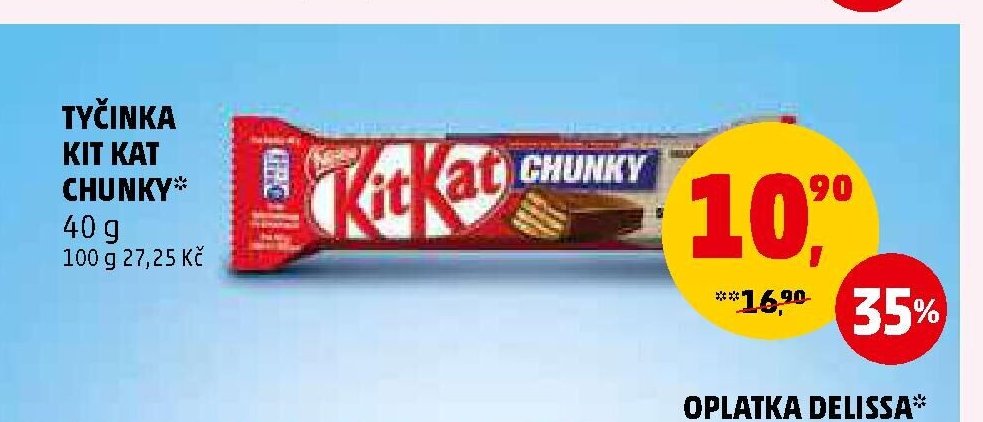 TYČINKA KIT KAT CHUNKY