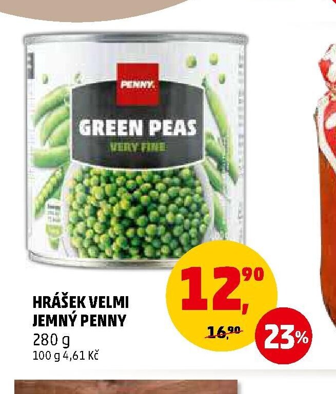 Hrášek velmi jemný Penny 280 g