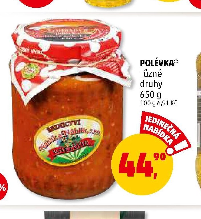 Polévka různé druhy 650 g