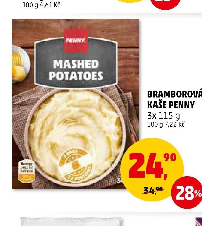 Bramborová kaše Penny 3x 115 g