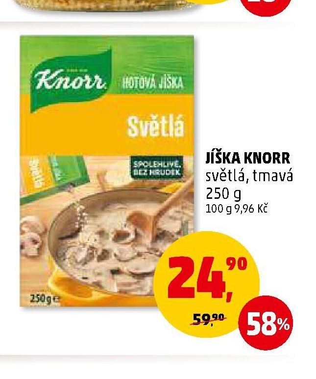 Jíška Knorr světlá, tmavá 250 g