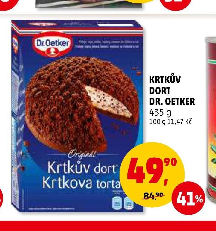 Krtkův dort Dr. Oetker 435 g