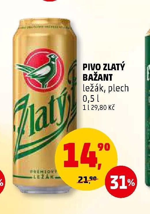 PIVO ZLATÝ BAŽANT