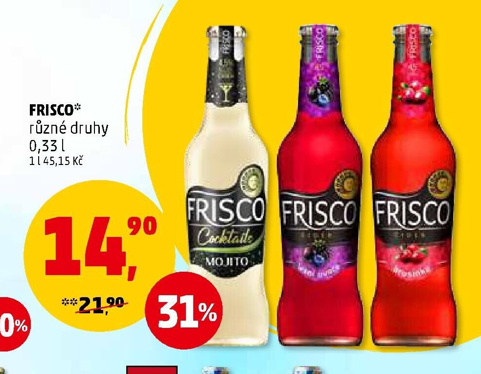 FRISCO různé druhy
