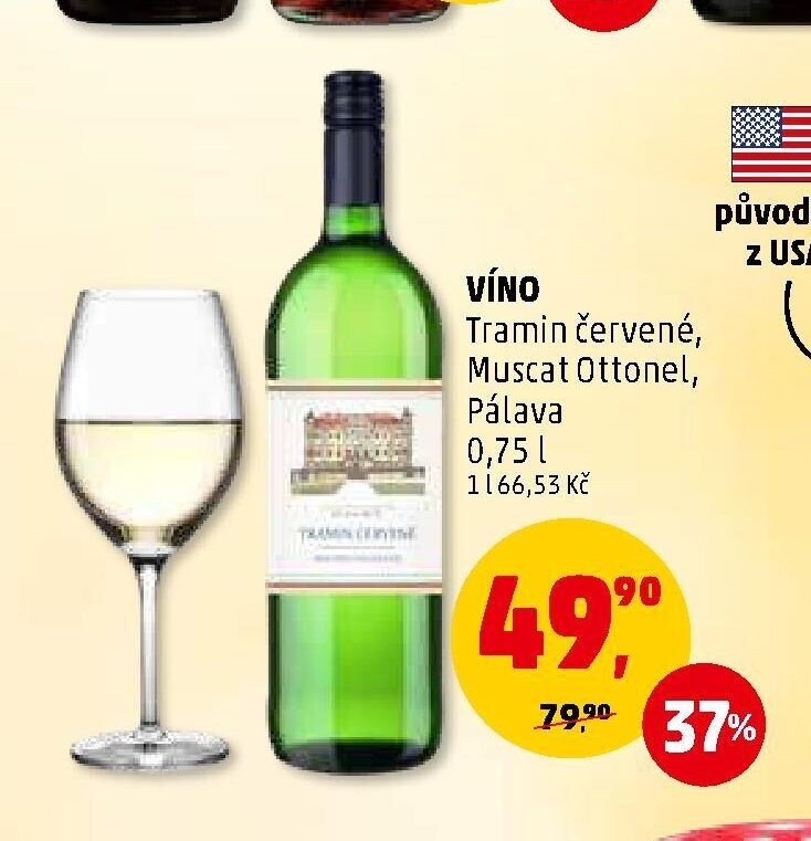 VÍNO Tramin červené, muscat ottonel, pálava