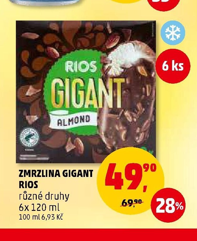 ZMRZLINA GIGANT RIOS různé druhy