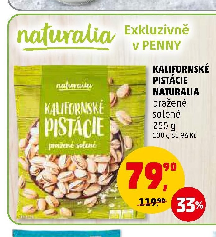 Kalifornské pistácie Naturalia