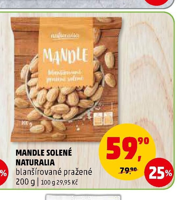 Mandle solené Naturalia
