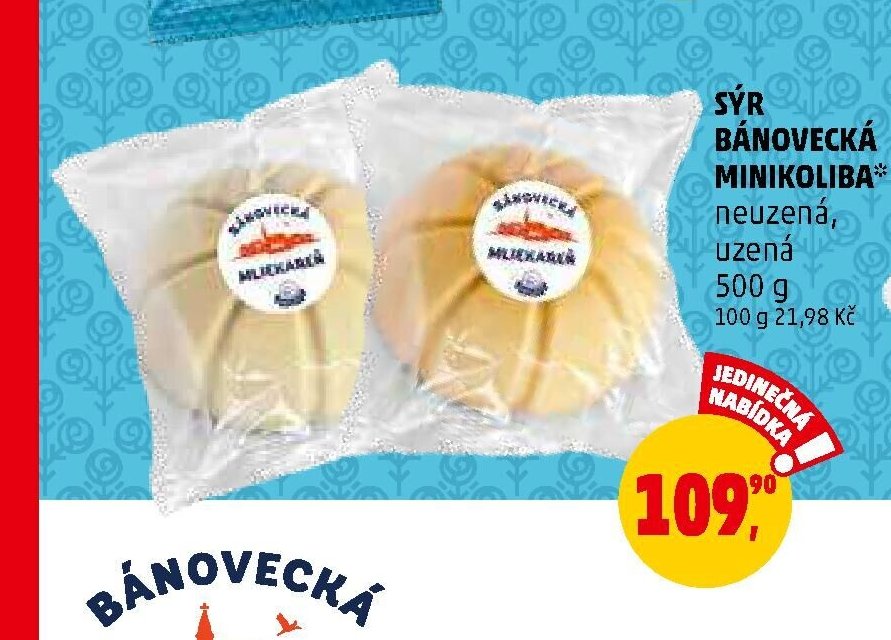 Sýr Bánovecká minikoliba