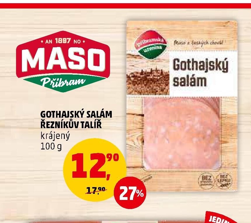 Gothajský salám Řezníkův talíř