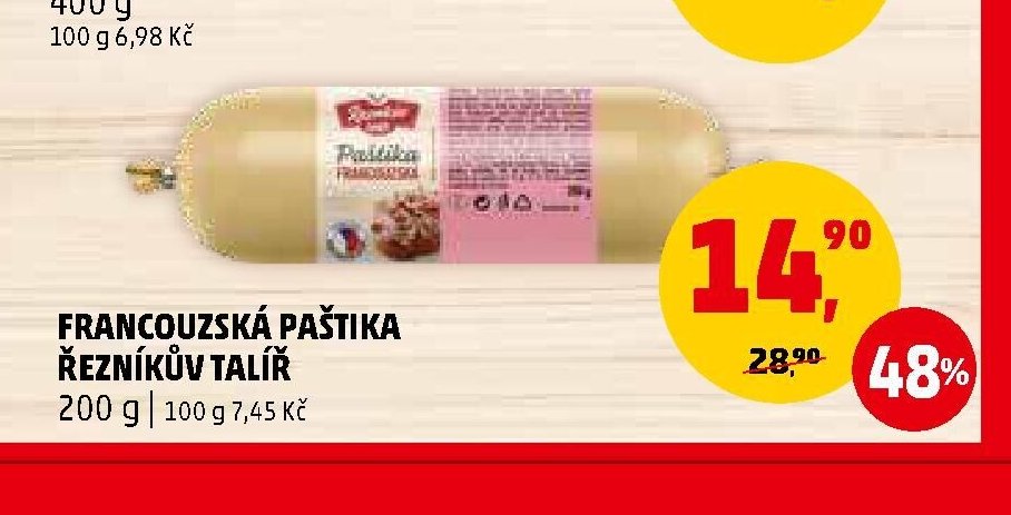 Francouzská paštika Řezníkův talíř