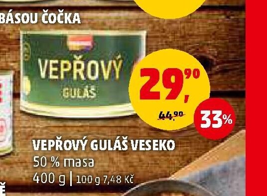 VEPŘOVÝ GULÁŠ VESEKO