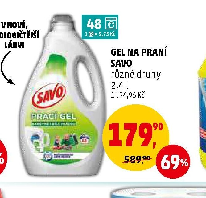Gel na praní Savo