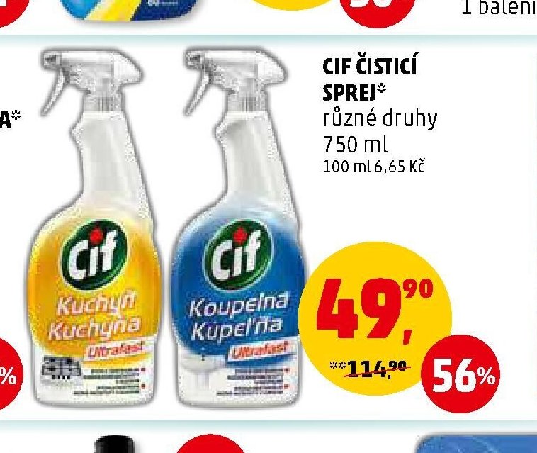 Cif čisticí sprej