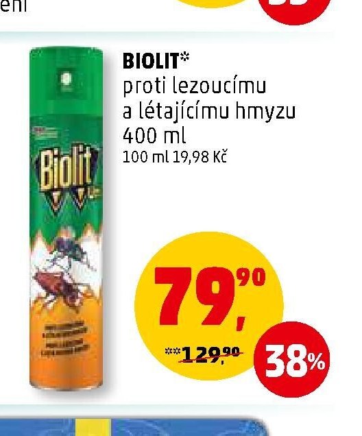 Biolit proti lezoucímu a létajícímu hmyzu