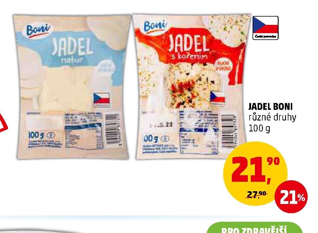 JADEL BONI různé druhy
