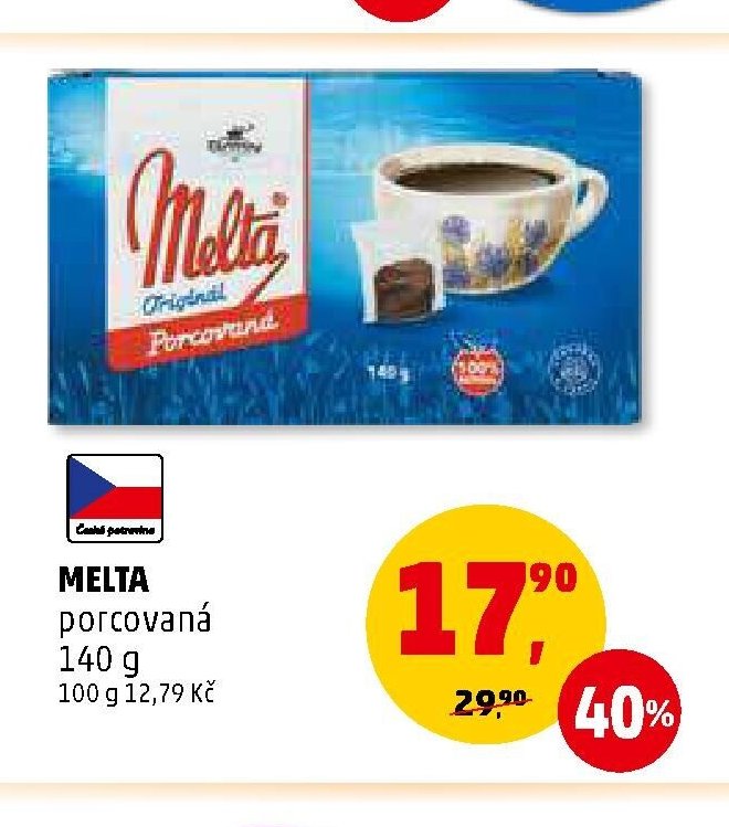 MELTA porcovaná 140 g