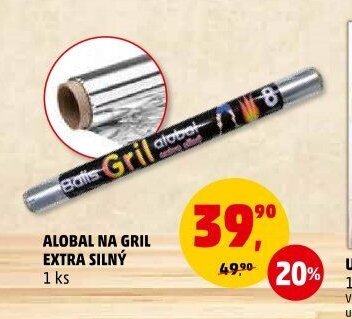 Alobal na gril extra silný