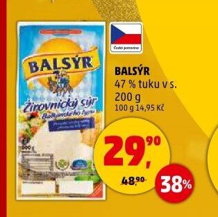 Balsýr žirovnický sýr