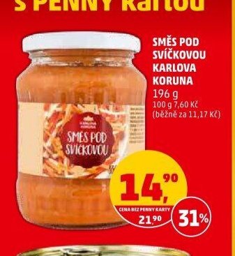 Směs pod svíčkovou Karlova Koruna
