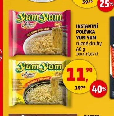 Instantní polévka Yum Yum