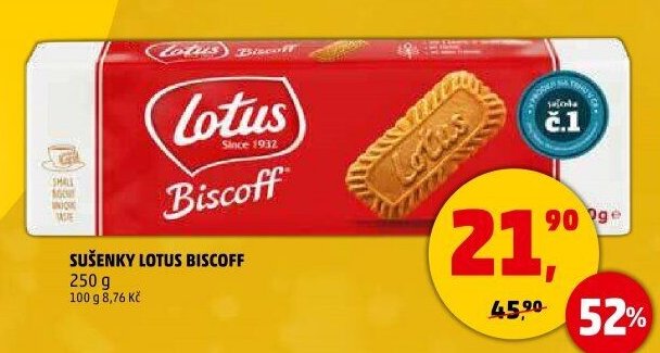 SUŠENKY LOTUS BISCOFF 250 g