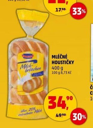 MLÉČNÉ HOUSTIČKY 400 g