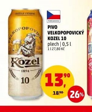 PIVO VELKOPOPOVICKÝ KOZEL 10