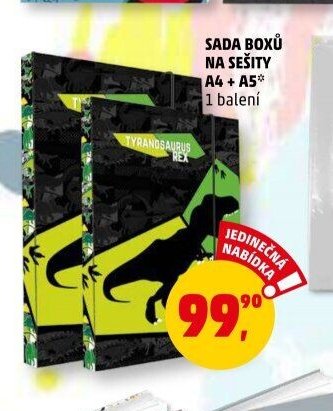 Sada boxů na sešity A4 + A5