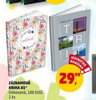 Záznamová kniha A5