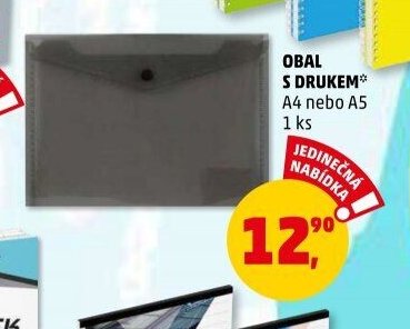 Obal s drukem A4 nebo A5