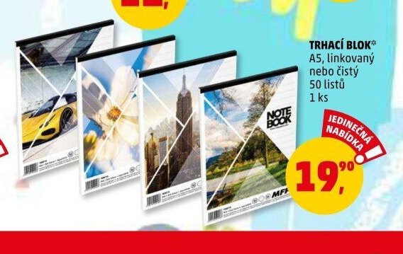 Trhací blok A5