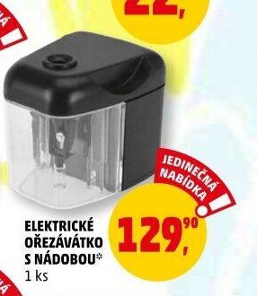Elektrické ořezávátko s nádobou 1 ks