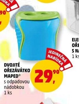 Dvojité ořezávátko Maped s odpadovou nádobkou 1 ks