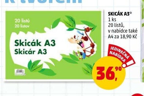 Skicák A3