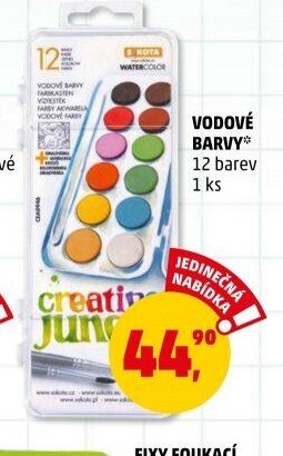 Vodové barvy