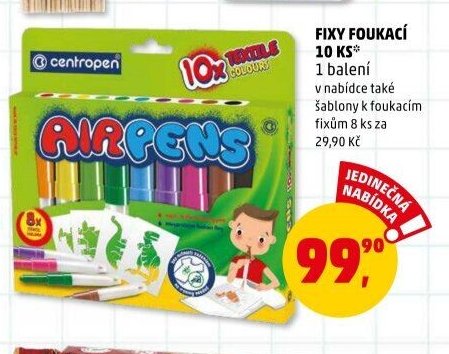 Fixy foukací 10 ks