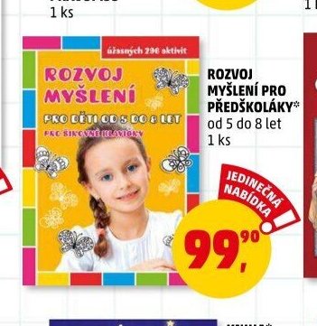 ROZVOJ MYŠLENÍ PRO PŘEDŠKOLÁKY