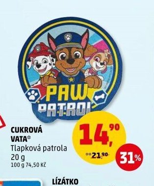 CUKROVÁ VATA Tlapková patrola