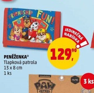 PENĚŽENKA Tlapková patrola