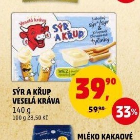 SÝR A KŘUP VESELÁ KRÁVA