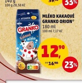 MLÉKO KAKAOVÉ GRANKO ORION