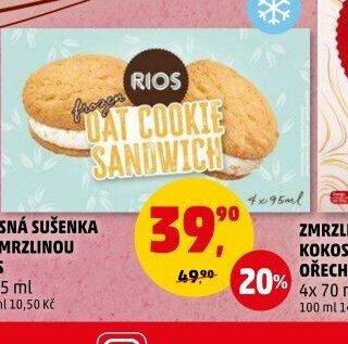 OVESNÁ SUŠENKA SE ZMRZLINOU RIOS