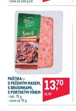 PAŠTIKA S PEČENÝM MASEM, S BRUSINKAMI, S PORTSKÝM VÍNEM