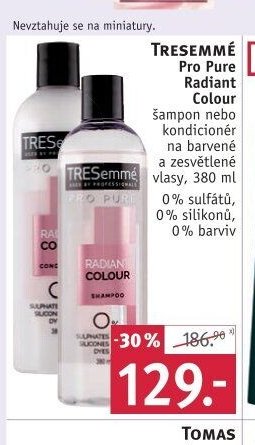 Tresemmé Pro Pure Radiant Colour šampon nebo kondicionér